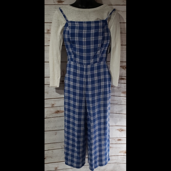 $ Old Navy Plaid Jumpsuit - Size Large NWT - Picture 3 of 6